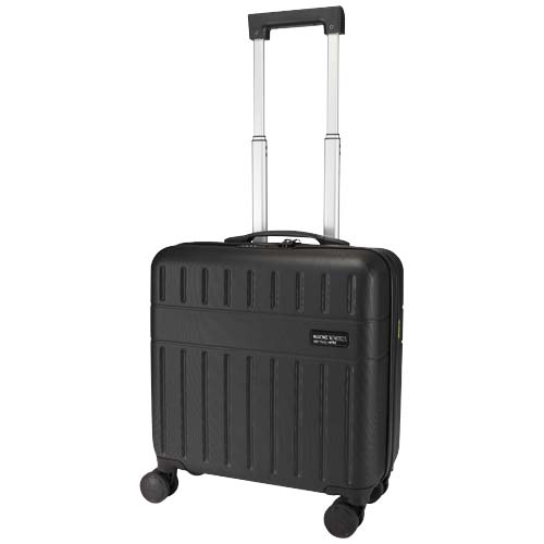Rover - walizka na kółkach na laptop o przekątnej 16 cali, wykonana z materiałów z recyklingu (GRS), pojemność 30 litrów Czarny 13015290 (1)