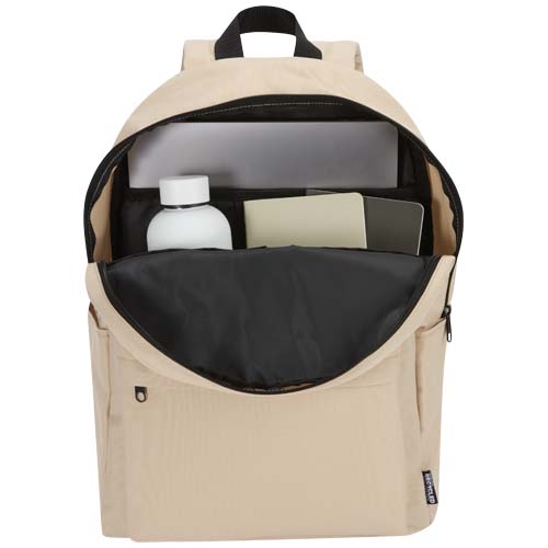 Byron plecak na 14-calowego laptopa o pojemności 16 l z recyklingu z certyfikatem GRS Owsianka 13009607 (4)