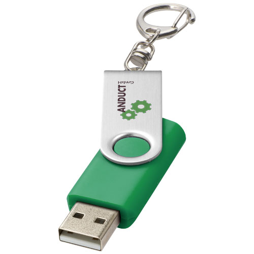 USB Rotate z brelokiem Zielony 1Z40007M (1)