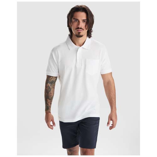 Centauro Premium koszulka polo unisex z krótkim rękawem Navy Blue R66071R1 (5)