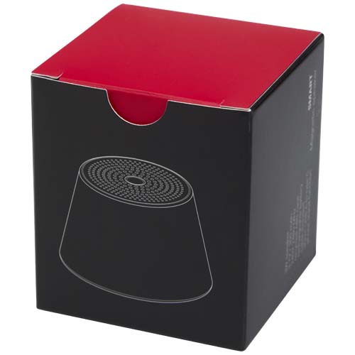 SMART 3 W - głośnik z magnesem, wykonany z recyklingowanego aluminium Czarny 12453290 (1)