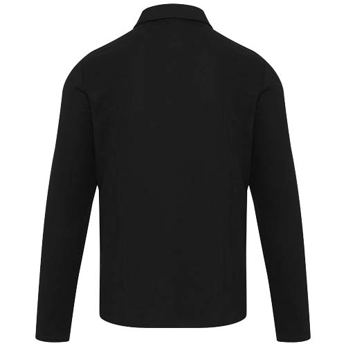 Apollo koszulka polo z długim rękawem, uniseks Czarny 3955090A (3)