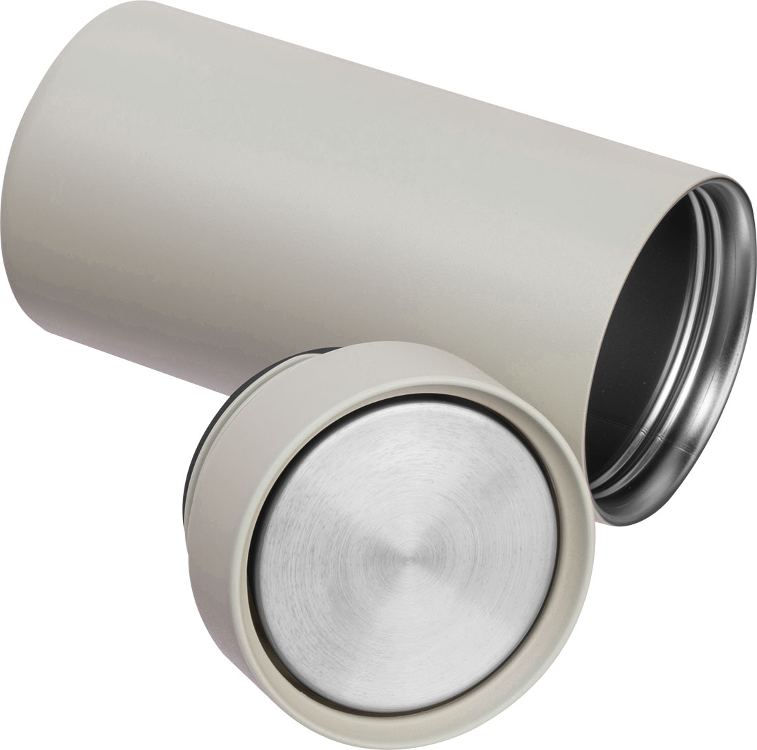 Kubek termiczny stalowy z recyklingu LE PORT MoLu 360 ml Beżowy 535313 (2)