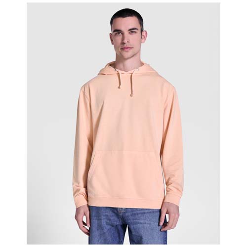 Laguna bluza unisex z kapturem Jasny pomarańczowy R2204E40 (4)