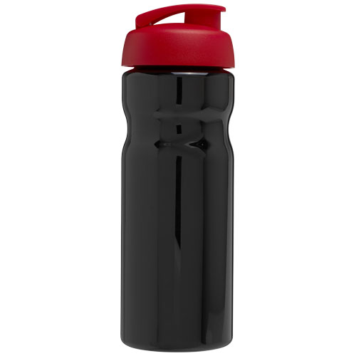 Bidon H2O Base® o pojemności 650 ml z wieczkiem zaciskowym Czarny-Czerwony 21004514 (3)
