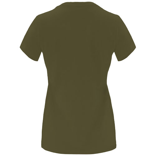 Capri koszulka damska z krótkim rękawem Militar Green R66835M5 (2)
