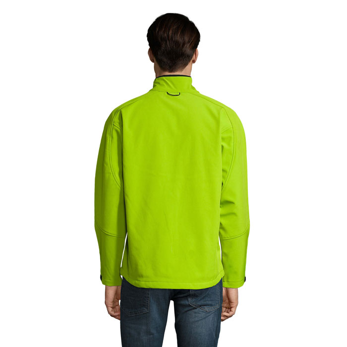 RELAX Męski softshell 340g Zielony Absynt S46600-GA-3XL (1)