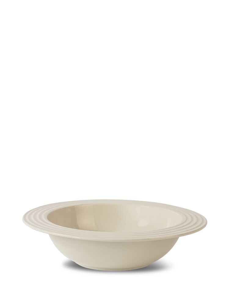 Gadżet reklamowy - Talerz głęboki COFFEE & MORE, beżowy