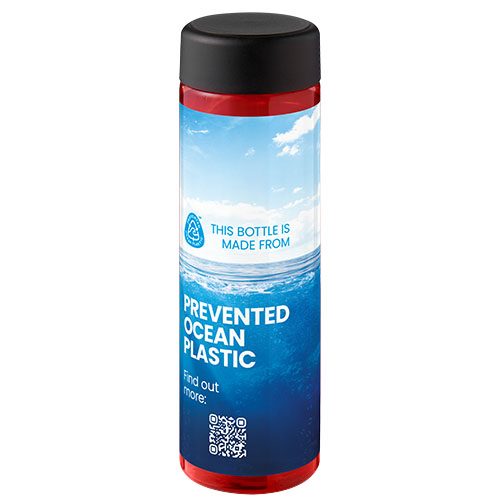 H2O Active® Eco Vibe 850 ml, bidon z zakrętką  Czerwony-Czarny 21048505 (1)
