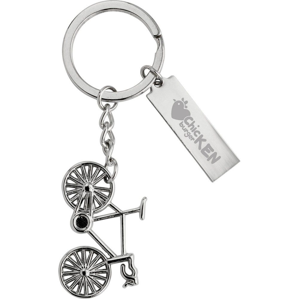 Brelok do kluczy "rower" Srebrny V4949-32 (4)