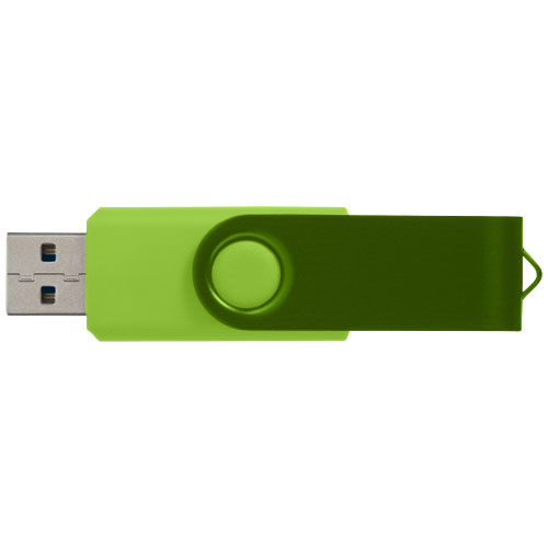 Rotate metaliczny pendrive wyposażony w interfejs USB 3.0 Limonkowy 1Z50863L (3)