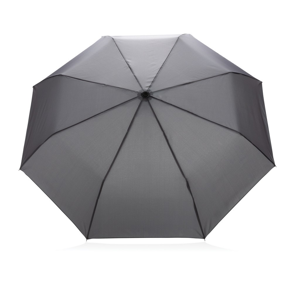 Mały bambusowy parasol 20.5" AWARE™ RPET Szary P850.572 (1)