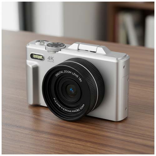 Prixton DV900 XPLORER aparat cyfrowy 4K  Srebrny 1PA19581 (5)