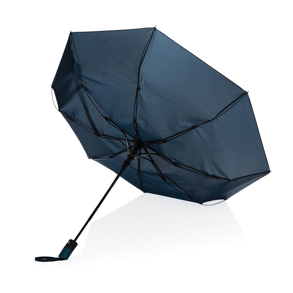 Mały parasol automatyczny 21" AWARE™ RPET Niebieski P850.595 (2)