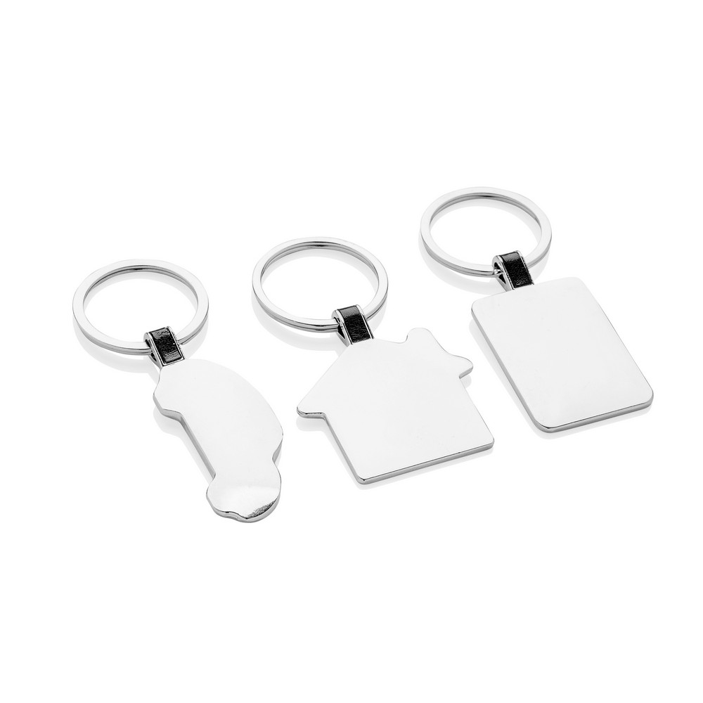 Brelok do kluczy "domek" Srebrny P191.6202 (6)