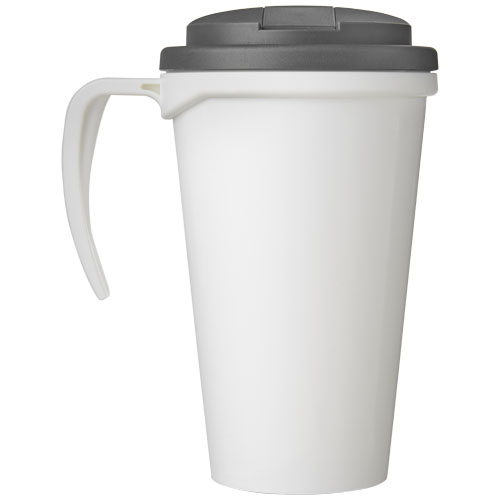 Kubek Brite-Americano® 350 ml z wieczkiem zapobiegającym rozchlapaniu Biały-Szary 21042013 (3)