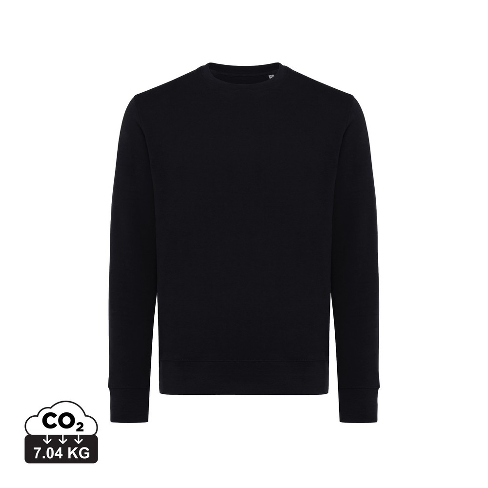 Lekki sweter Iqoniq Etosha, bawełna z recyklingu Czarny T9303.001.4XL (3)