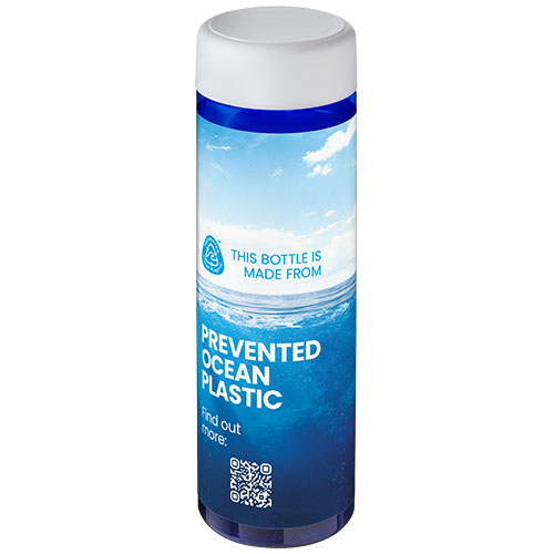 H2O Active® Eco Vibe 850 ml, bidon z zakrętką  Niebieski-Biały 21048503 (1)
