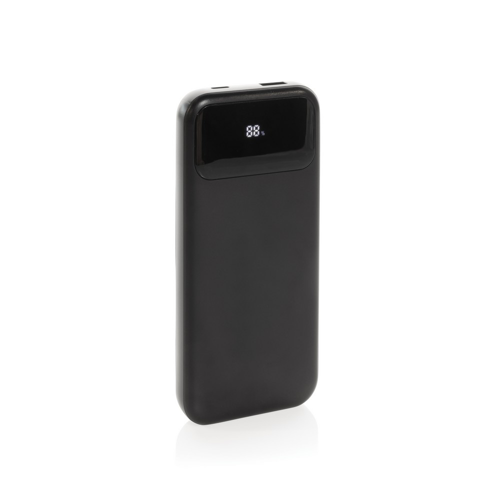 Power bank 10000 mAh ze zintegrowanymi kablami Turbopack Czarny P322.5801 