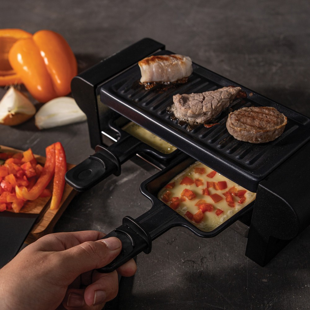 Grill elektryczny BOSKA Raclette Mini Czarny VSB15-03 (7)