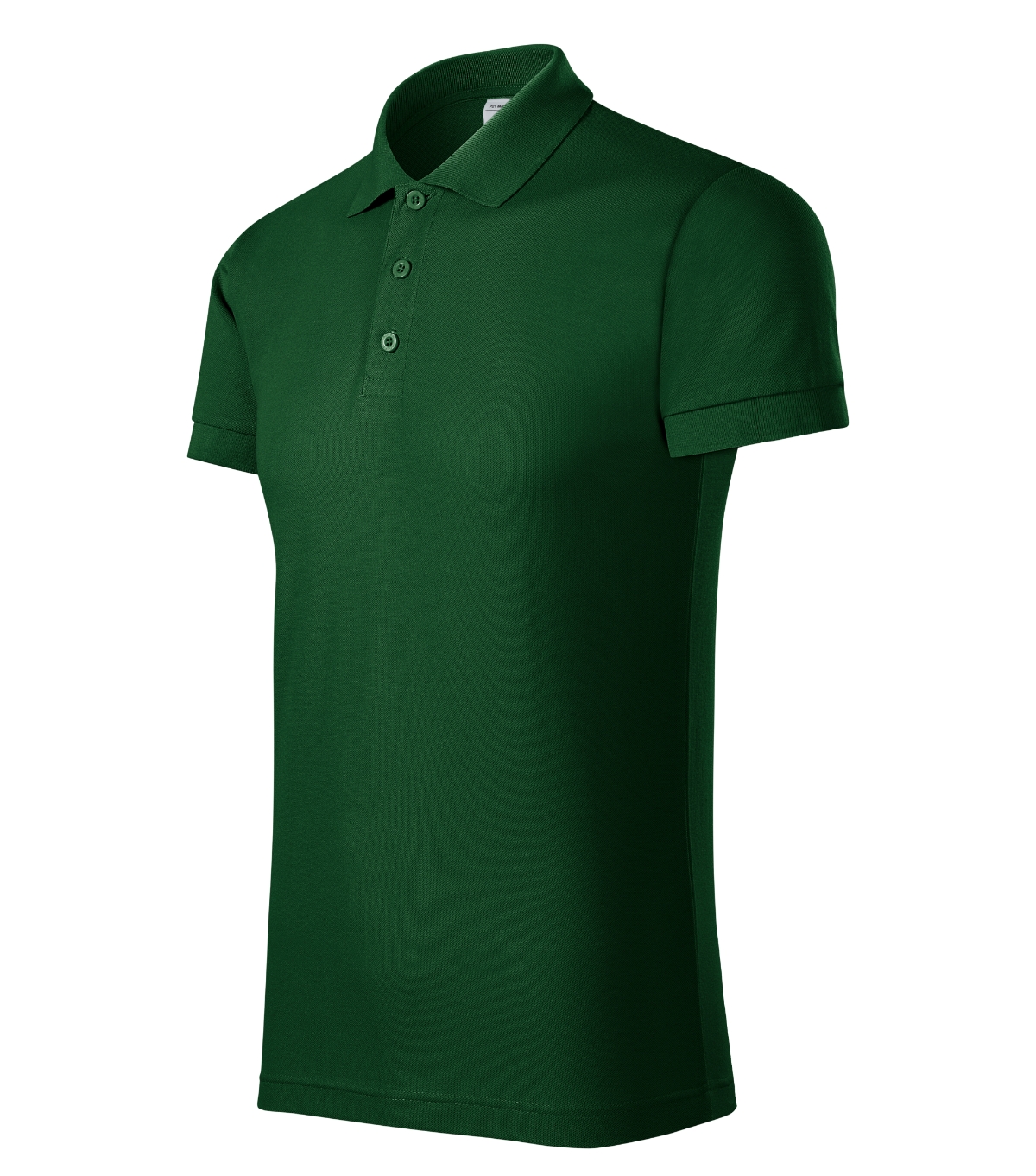 Koszulka polo męska MP21 Zieleń butelkowa P21-1421406 