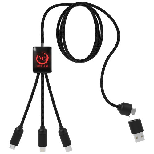 SCX.design C28 długi kabel do łądowania 5 w 1 Czerwony-Czarny 2PX06421 (1)