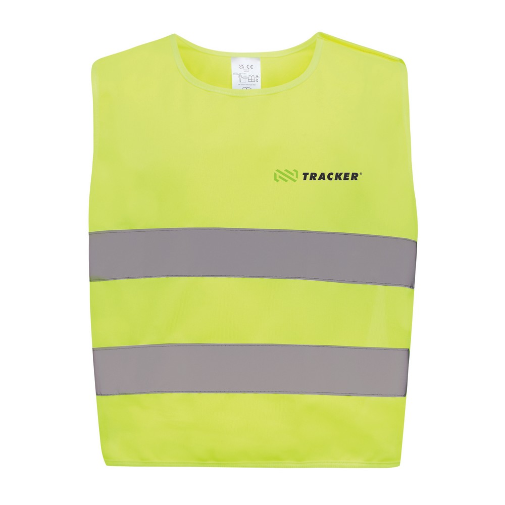 Kamizelka RPET, rozmiar dziecięcy żółty P239.756 (10)