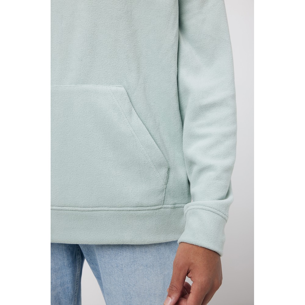 Bluza z kapturem z mikropolaru Iqoniq Trivor, RPET Zielony T9403.023.XXS (5)