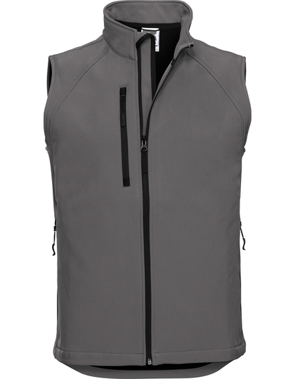 Bezrękawnik Męski Softshell Wiatroszczelny Classic Red Z141-602850 (1)