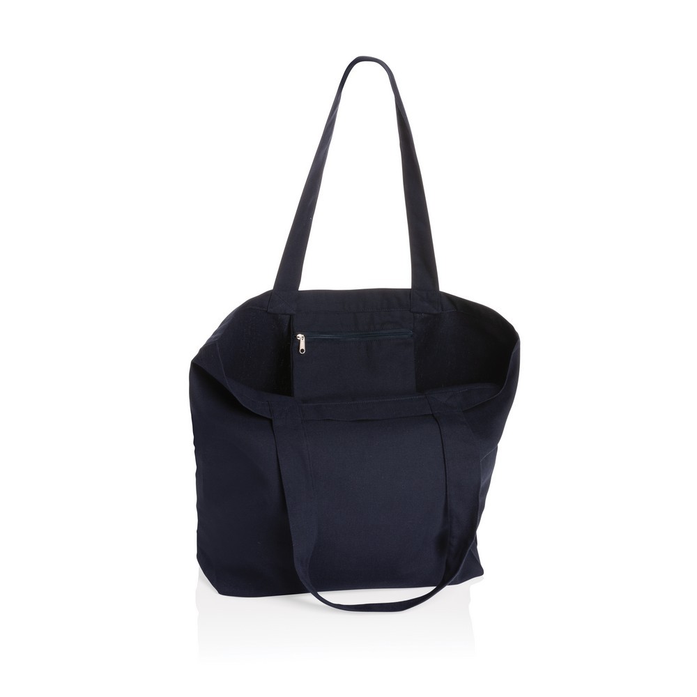 Torba na zakupy AWARE™, bawełna z recyklingu Niebieski P762.965 (1)