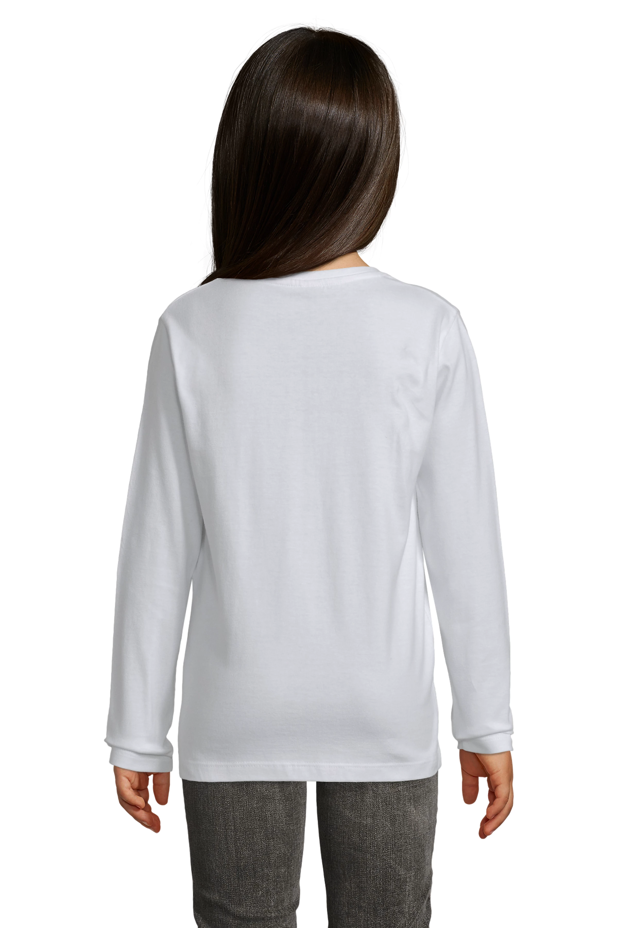 Dziecięca Koszulka Długi Rękaw Bawełniana White L02947-543250 (2)