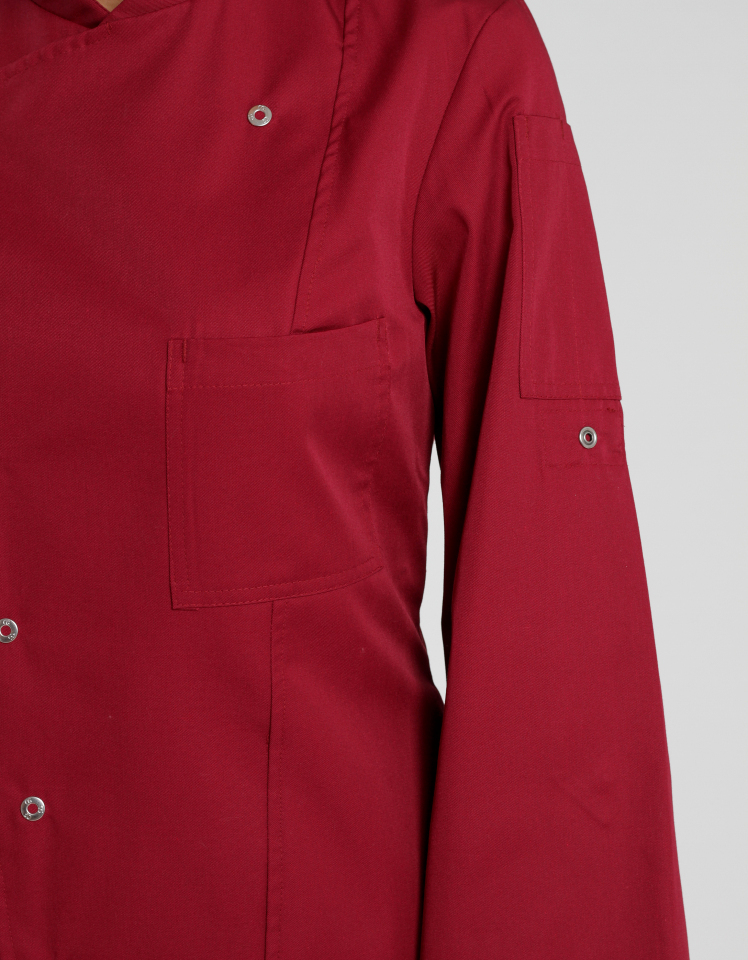 Bluza Kucharska Damska Slim Poliester Bawełna Cherry CGW3105-487841 (5)