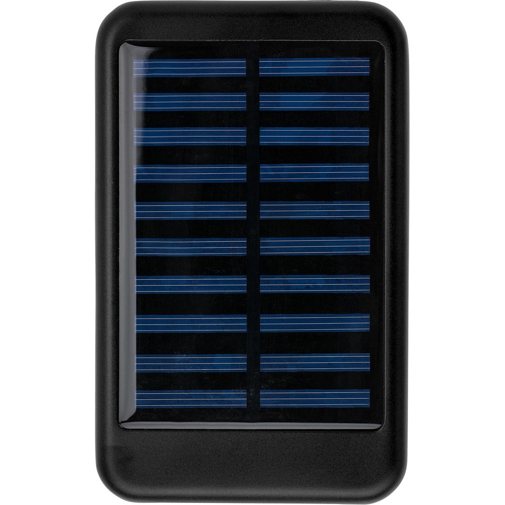 Power bank 4000 mAh z ładowarką słoneczną Czarny VA274-03 (1)