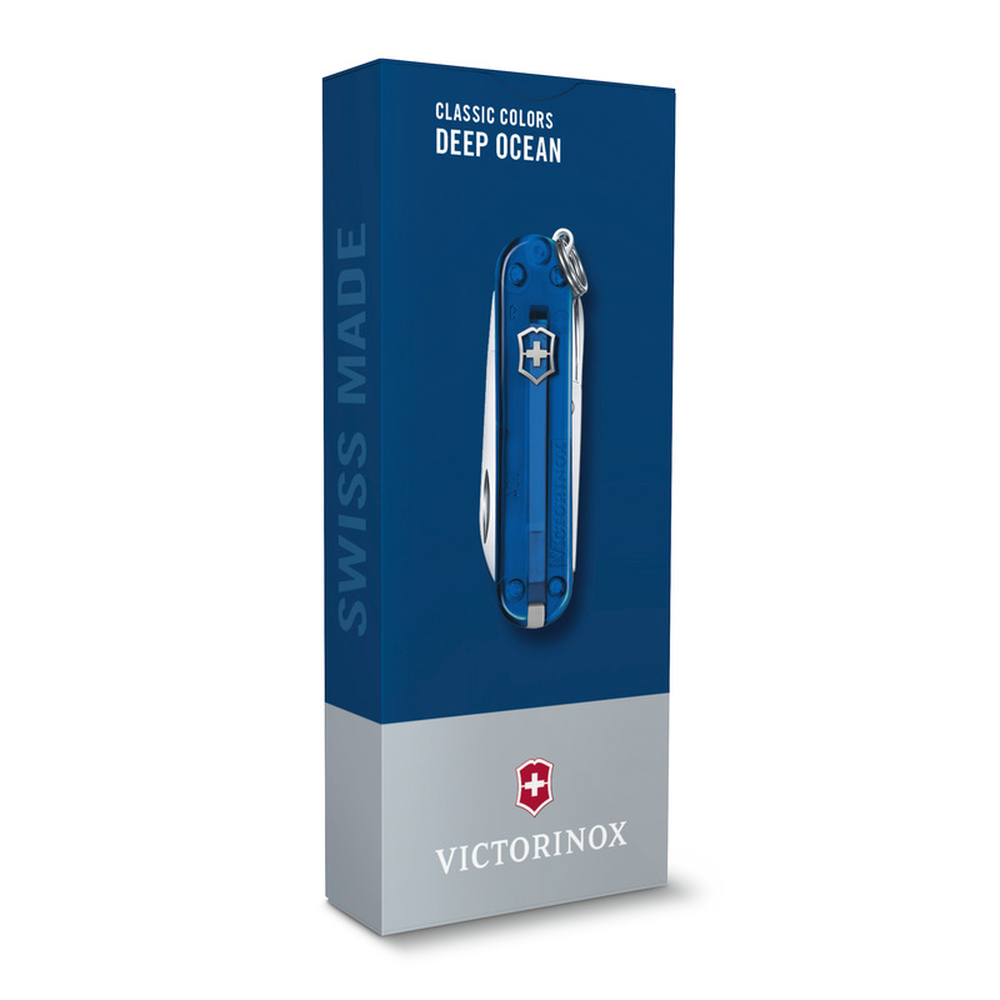 Scyzoryk Classic SD transparentny Victorinox Niebieski 06223T2G04 (3)