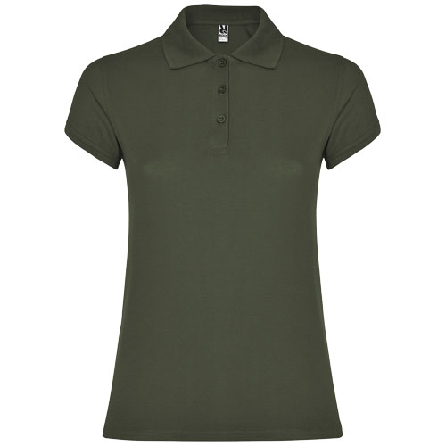 Star koszulka damska polo z krótkim rękawem Venture Green R66344Y5 