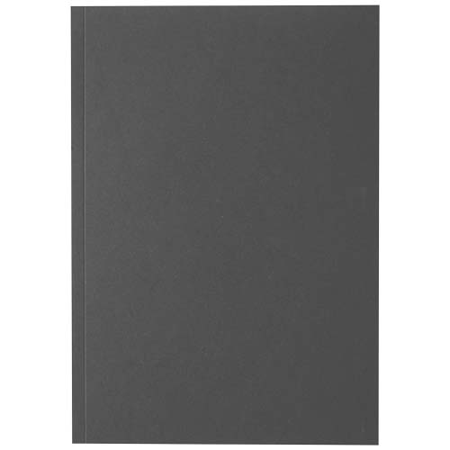 Notatnik A5 Novella Austen z miękkiej okładki z recyklingu, 100 kartek Węgiel drzewny 21024890 (1)