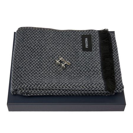 Gadżet reklamowy - Zestaw upominkowy Festina szalik i spinki do mankietów - FFE424H + FJM481B