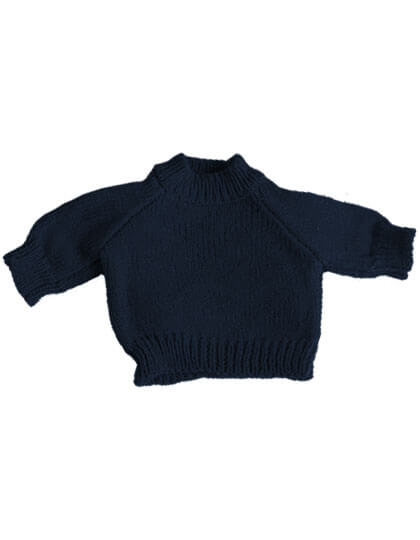 Sweter Raglanowy Akrylowy Navy MM83-556197 