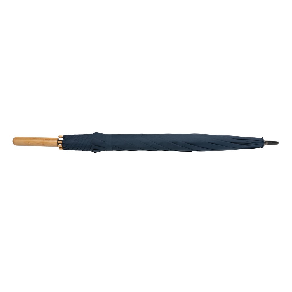 Bambusowy parasol automatyczny 23" AWARE™ RPET Niebieski P850.655 (2)