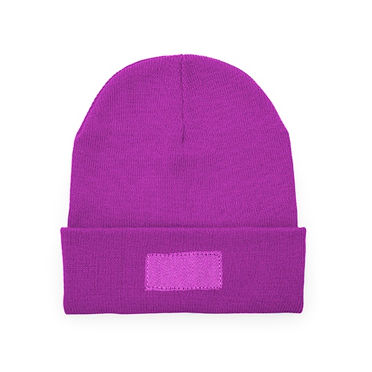 Czapka Dwuwarstwowa Dzianinowa Poliestrowa Fuchsia 40 RY6997-460922 