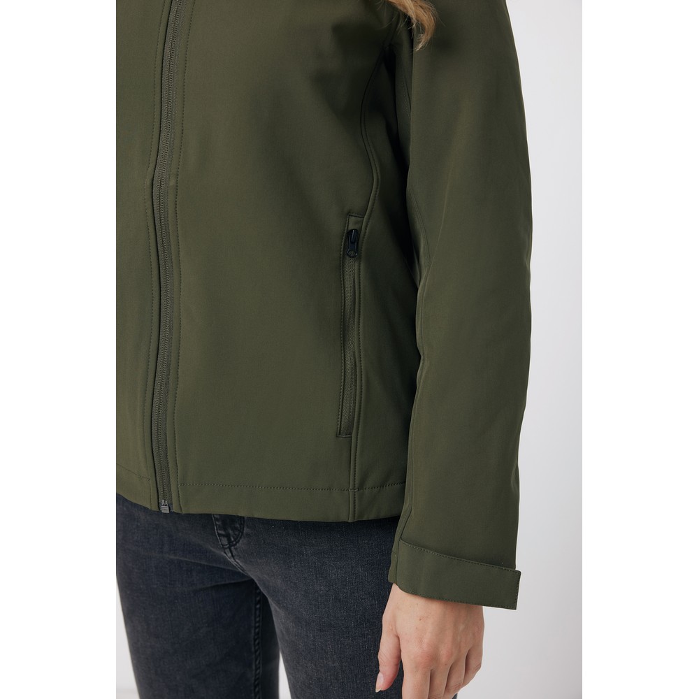 Damska kurtka softshell Iqoniq Makalu AWARE™ Khaki T4700.020.L (7)