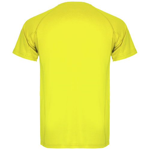 Montecarlo sportowa koszulka dziecięca z krótkim rękawem Fluor Yellow K04251CD (2)