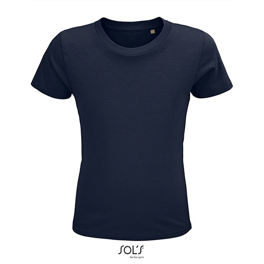 T-shirt Dziecięcy Krótki Rękaw Bawełna Organiczna French Navy L03580-544926 