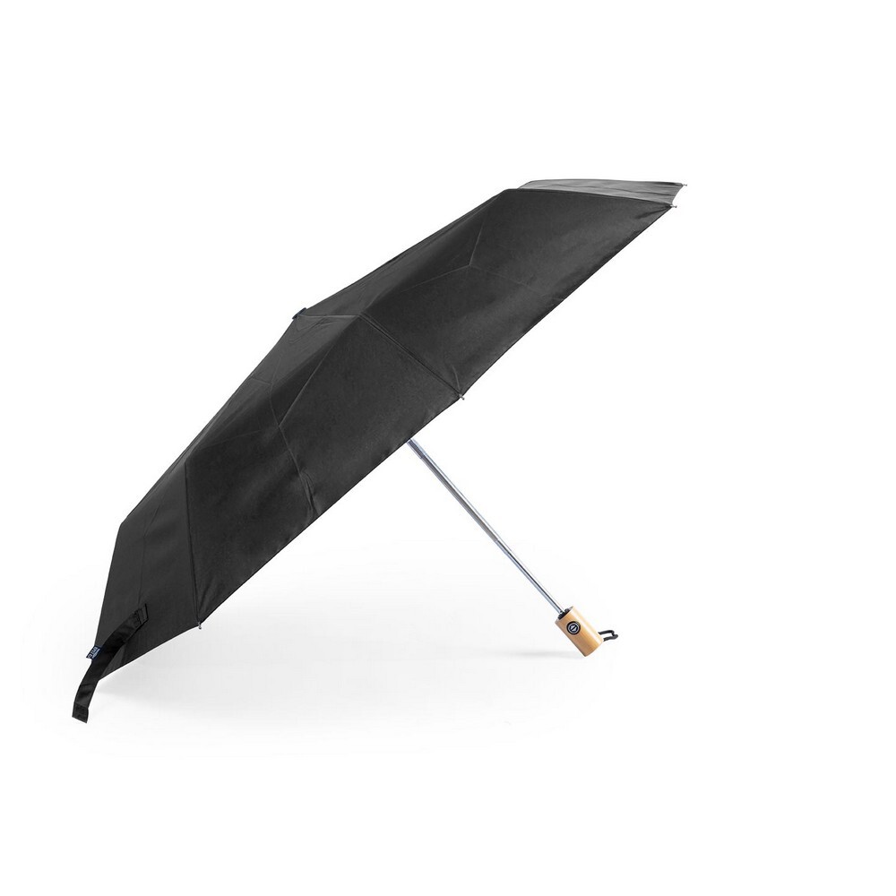 Gadżet reklamowy - Wiatroodporny parasol automatyczny RPET, składany