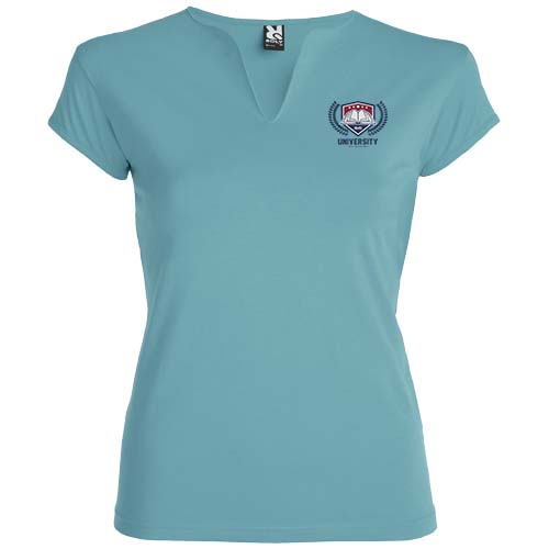 Belice koszulka damska z krótkim rękawem Dusty Blue R65321M5 (1)