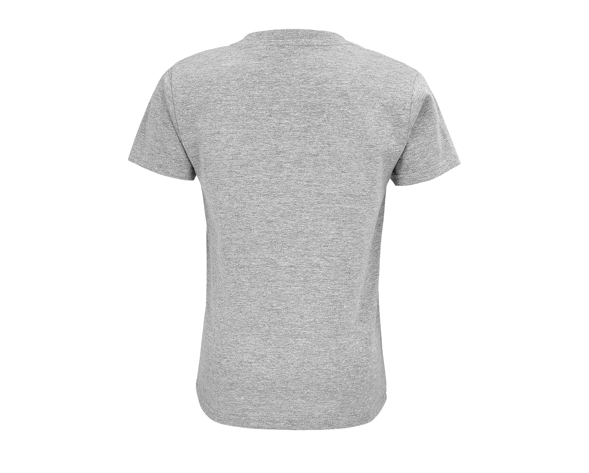 T-shirt Dziecięcy Klasyczny Bawełna Organiczna Grey Melange L03578-544744 (1)