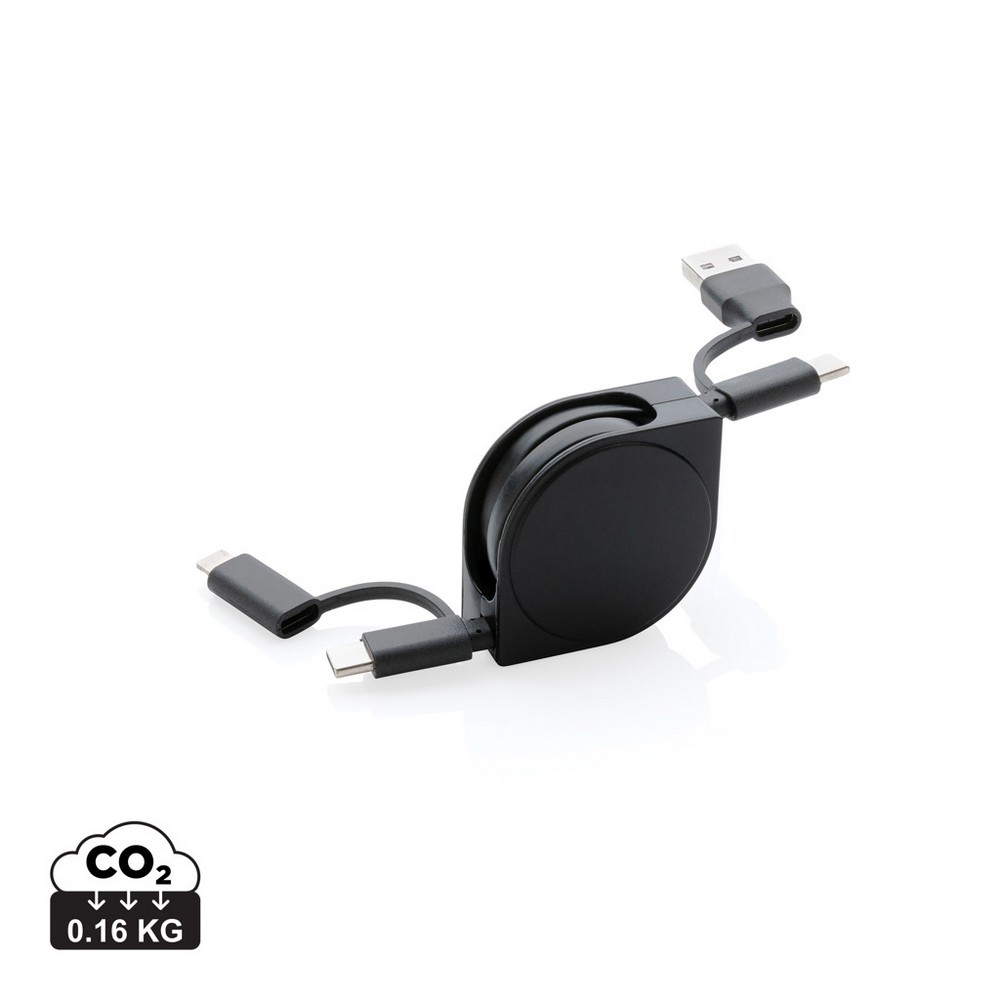Kabel do ładowania 6 w 1 Czarny P302.661 (10)