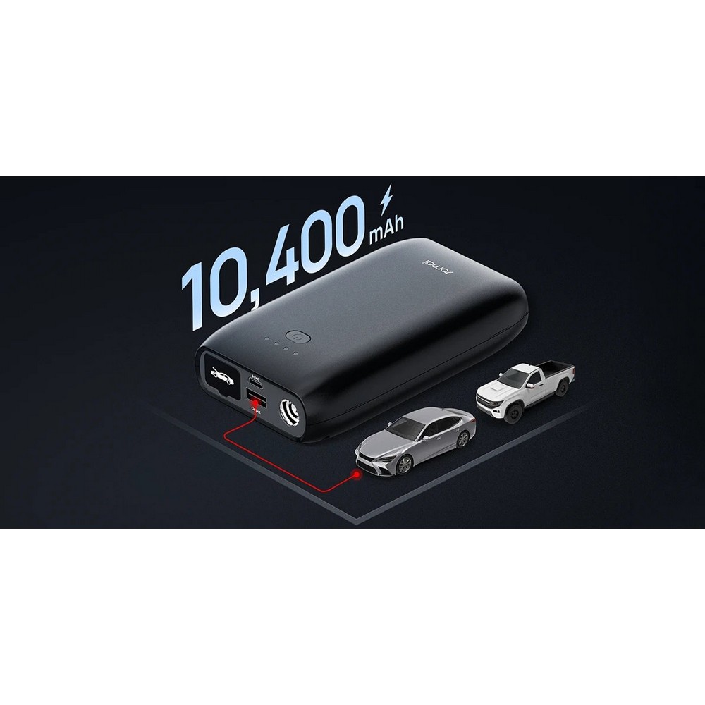 Power bank 10400 mAh, starter samochodowy 70MAI PS07 Czarny VAM19-03 (8)