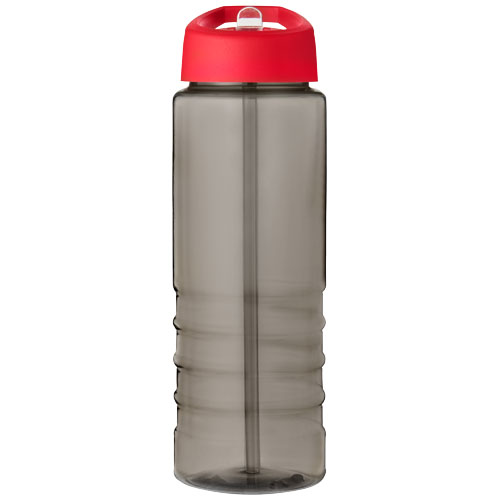 H2O Active® Eco Treble bidon z pokrywką z tutką o pojemności 750 ml  Węgiel drzewny-Czerwony 21048202 (2)