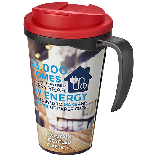 Gadżet reklamowy - 50x Kubek Brite-Americano® 350 ml z wieczkiem zapobiegającym rozchlapaniu